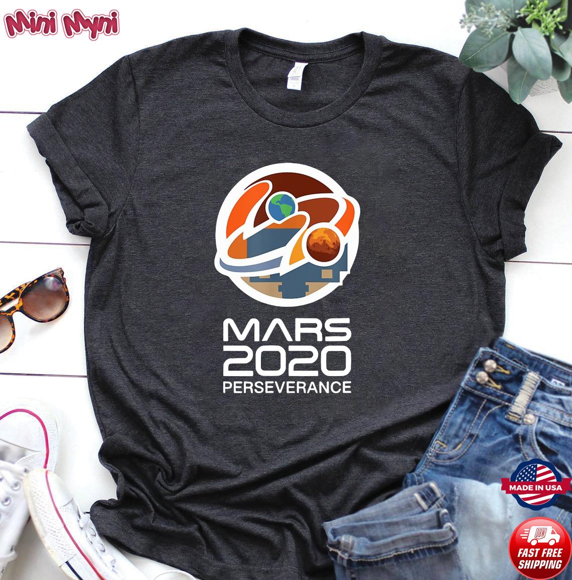 nasa mars 2020 shirts