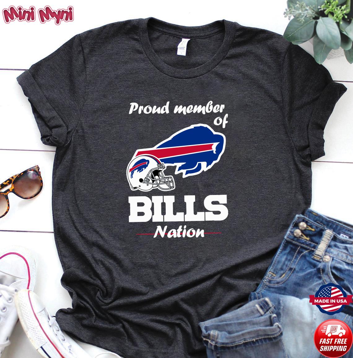 Proud member of Buffalo Bills nation shirt, hoodie, sweater and v