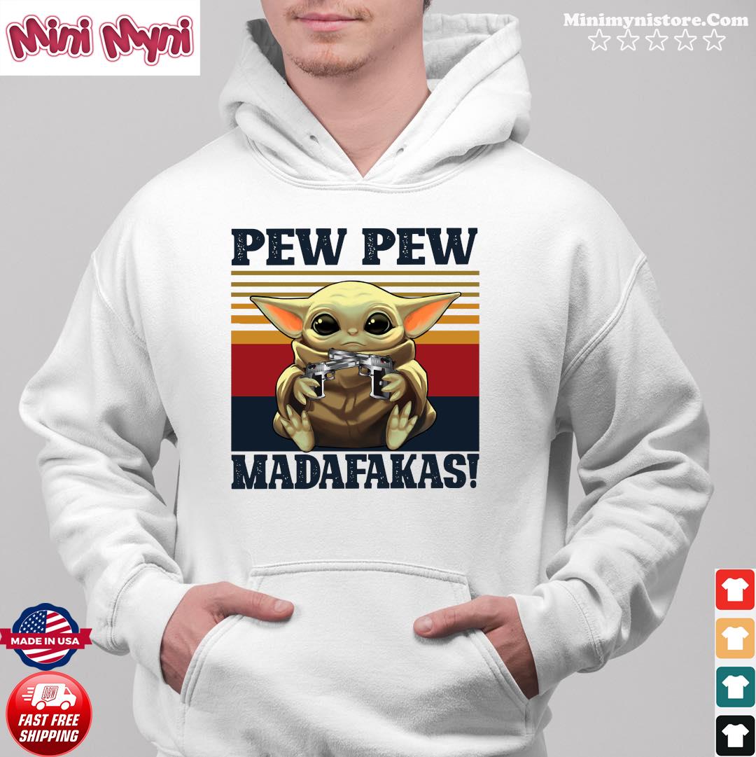 baby yoda pew pew shirt