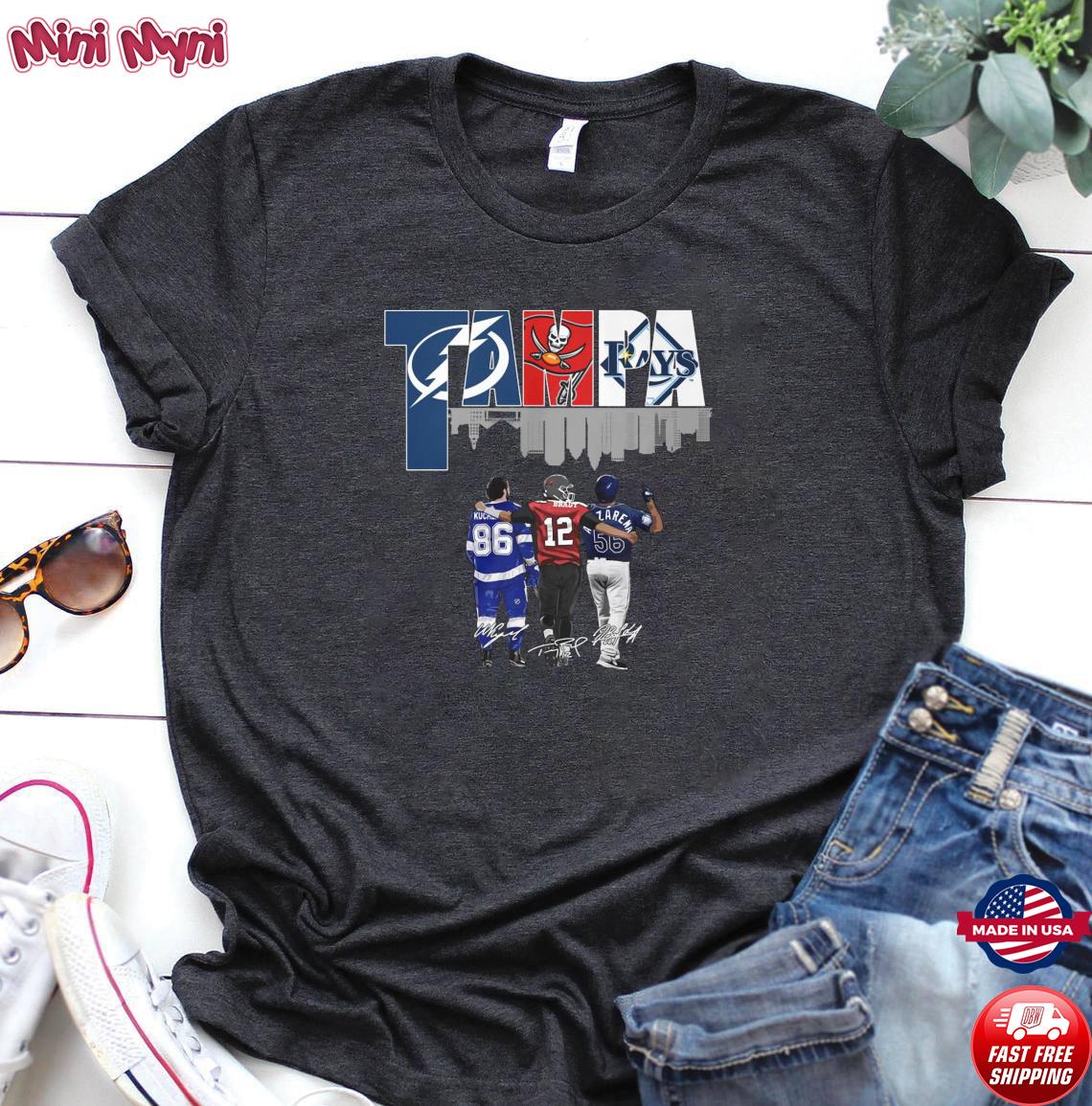 Design blood inside me Tampa Bay Buccaneers and Tampa Bay Lightning and  Tampa Bay Rays shirt, hoodie, sweater, long sleeve and tank top