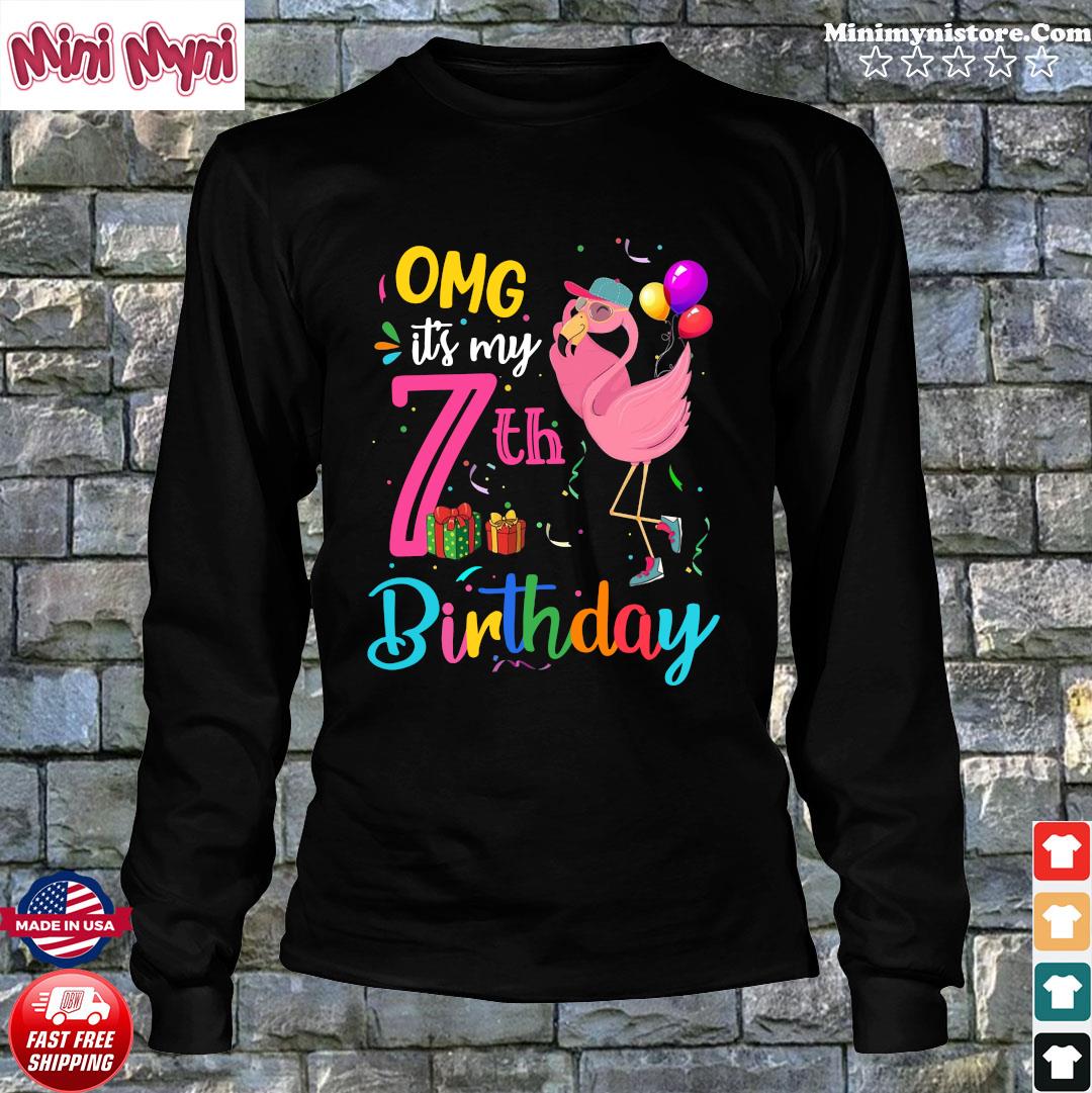 flamingo birthday shirt