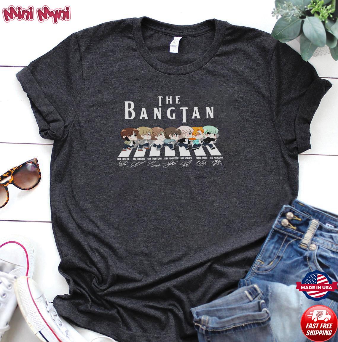 BTS The Bangtan Abbey Road Signatures shirt