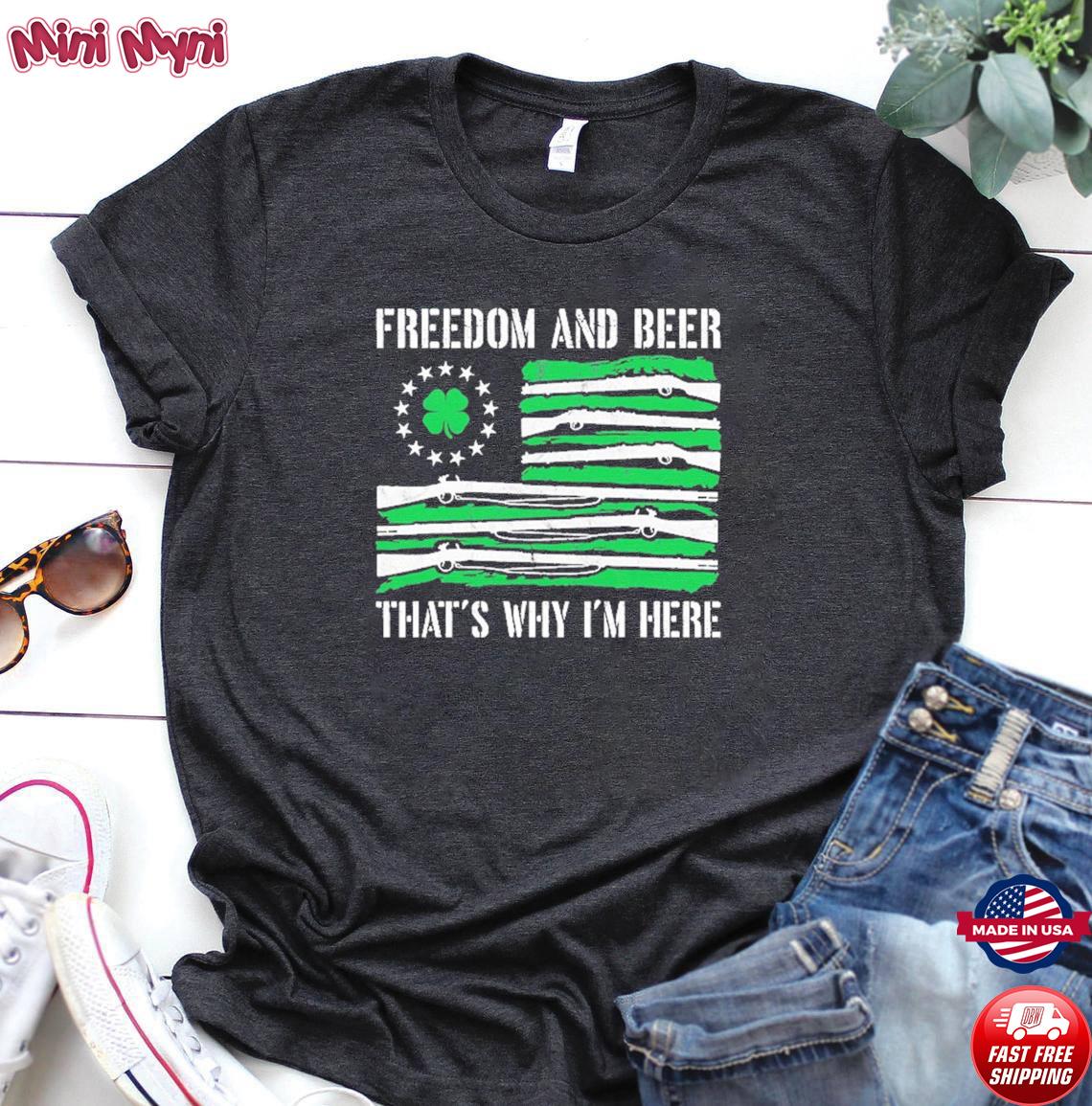 guns whiskey beer and freedom