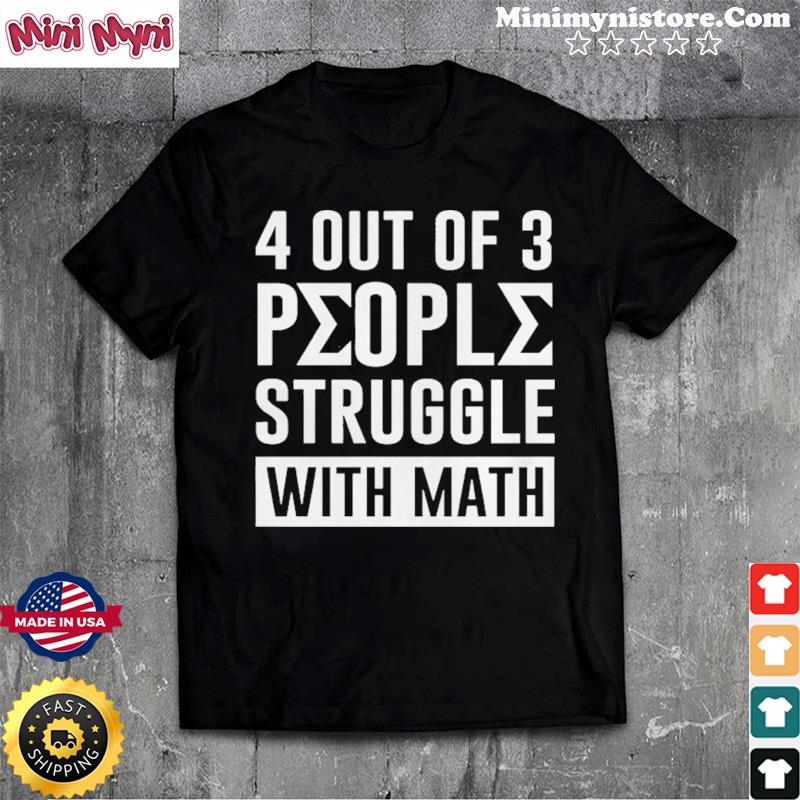 4 out of 3 struggle with math