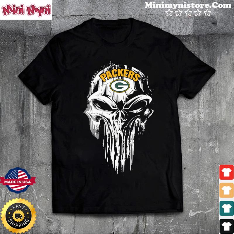 Green Bay Packers Skull shirt, hoodie, sweater, long sleeve and tank top