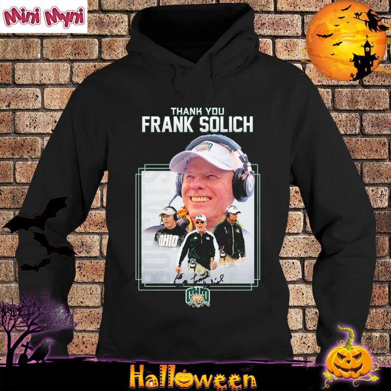 Official Thank You Frank Solich Signature Shirt Hoodie