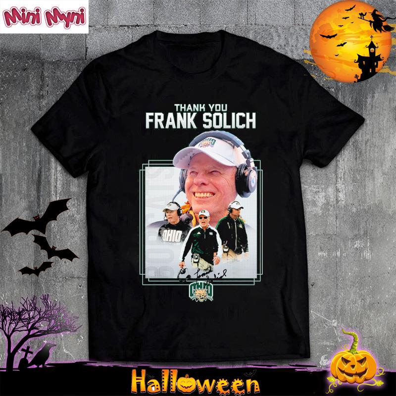 Official Thank You Frank Solich Signature Shirt