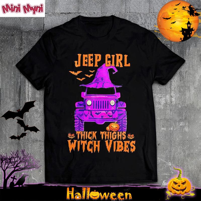 thick thighs halloween shirt