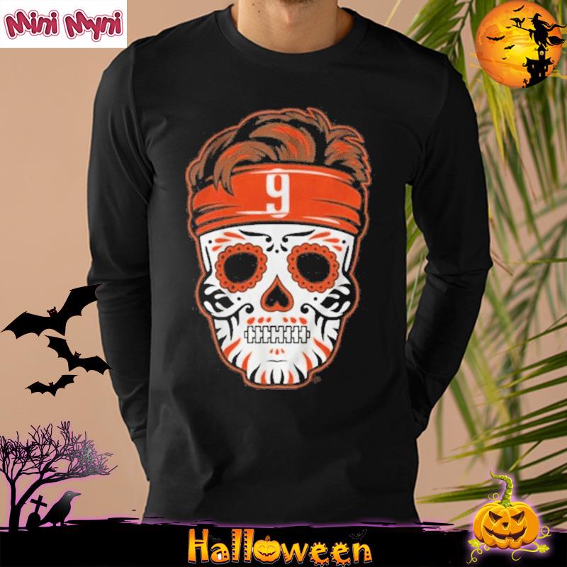 Sugar Skull Joe Burrow shirt, hoodie, sweater, long sleeve and