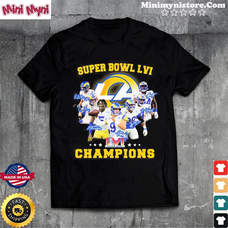 LA Rams Siper Bowl Champions NFL Football Fan Shirt - Jolly Family