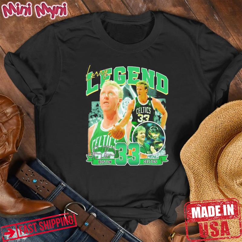 Boston Celtics Larry Bird T-Shirt Vintage Gift For Men Women Funny Tee