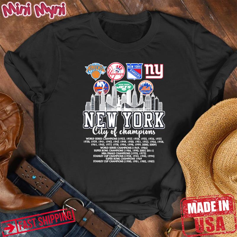 New York City Of Champions Shirt, hoodie, sweater, long sleeve and tank top