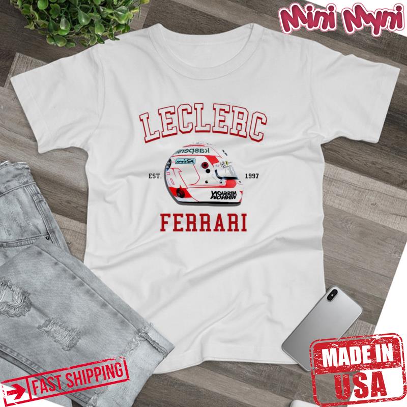 Ferrari T Shirt Sweatshirt Hoodie F1 Ferrari Shirts Formula 1 Racing Tshirt  Charles Leclerc Ferrari Monza Shirt Scuderia Ferrari Team Tee - Laughinks