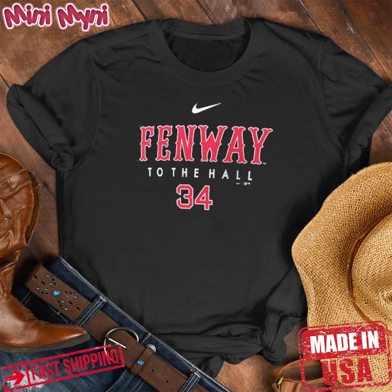 Men's Nike David Ortiz Navy Boston Red Sox Hall of Fame Fenway Crew Neck T-Shirt Size: Small