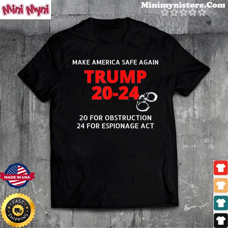 T-Shirt Anti Trump Lock Him Up, Trump 20-24 years Espionage