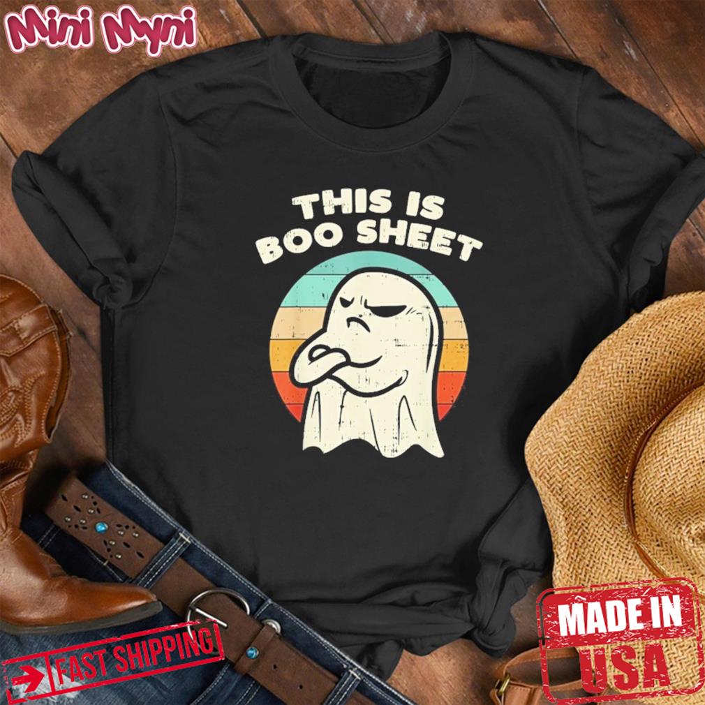 This Is Boo Sheet Ghost Retro Halloween T-Shirt