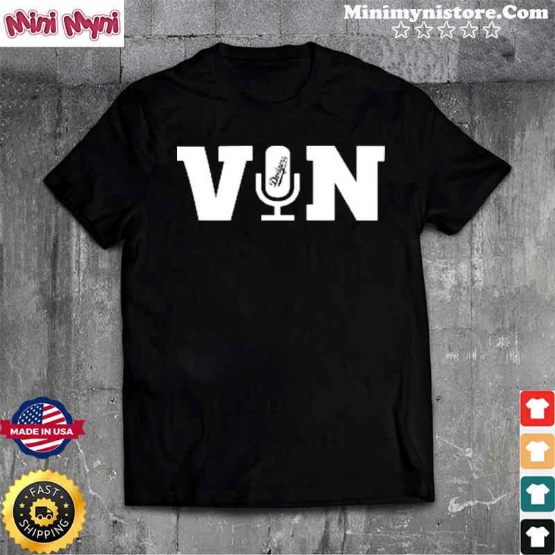 Vin Scully Microphone T Shirt, Hoodie, Tank