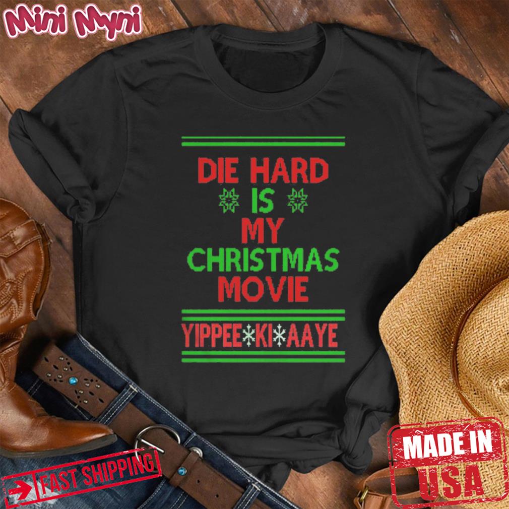 Die Hard Is My Christmas Movie Ugly Christmas Pattern Shirt