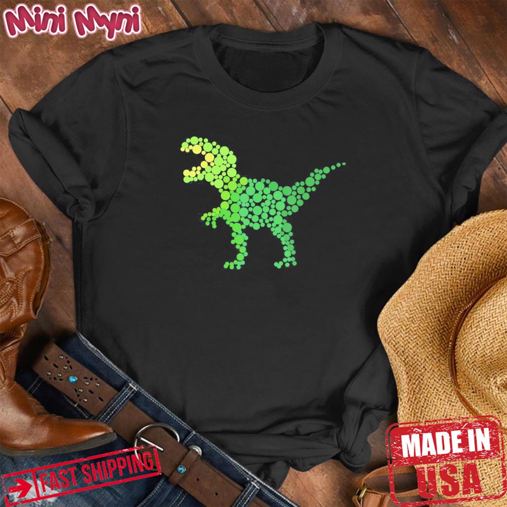 Dot Day T-Rexs Dinosaur Lover Polka Dot Pattern International Shirt