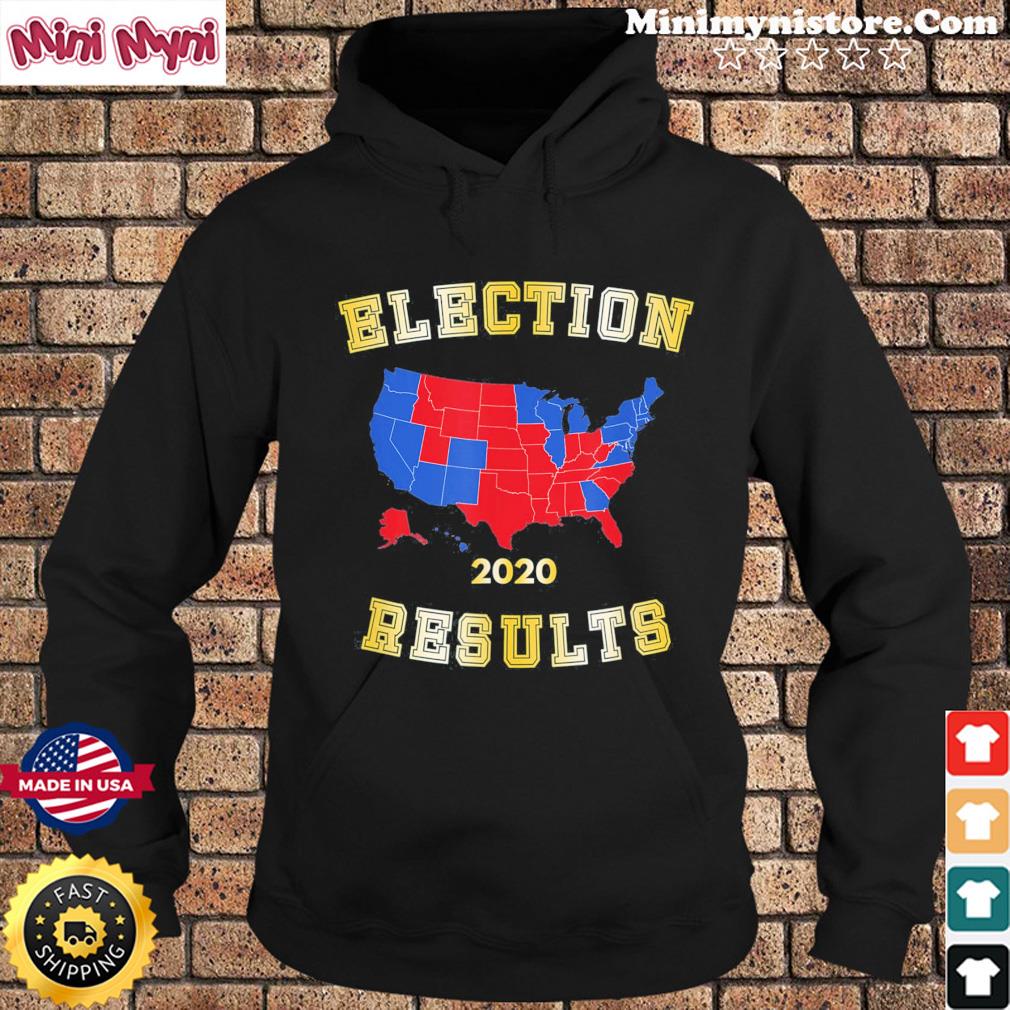 Election Results Map, 2020 2024 Election State Voting USA T-Shirt Hoodie