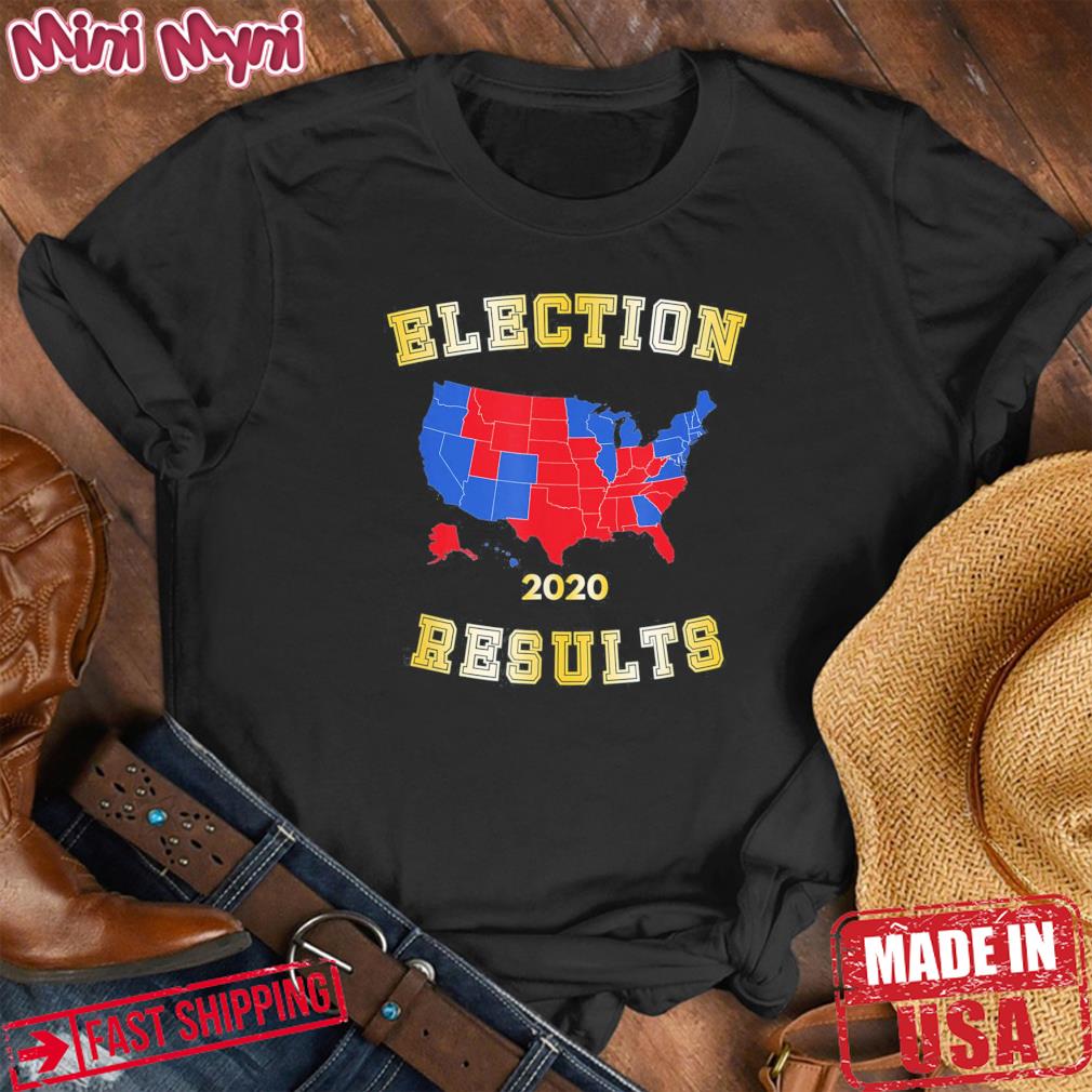 Election Results Map, 2020 2024 Election State Voting USA T-Shirt