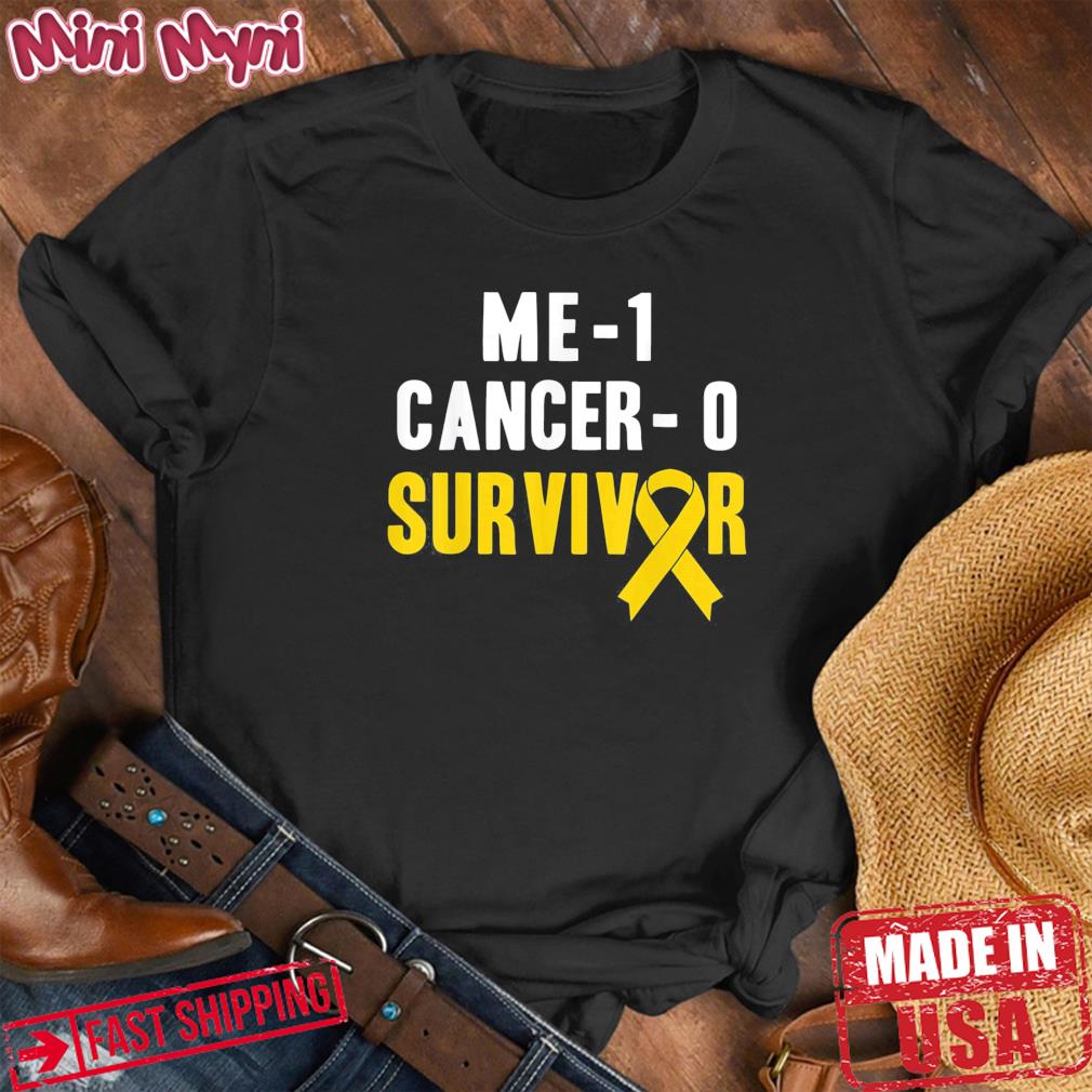 Me 1 Cancer 0 – Childhood Cancer Survivor T-Shirt
