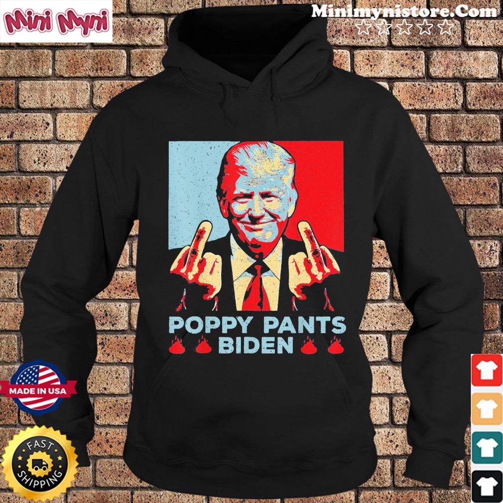 Poopy Pants Joe Biden, Anti Biden Trump 2024 Tee Shirt Hoodie