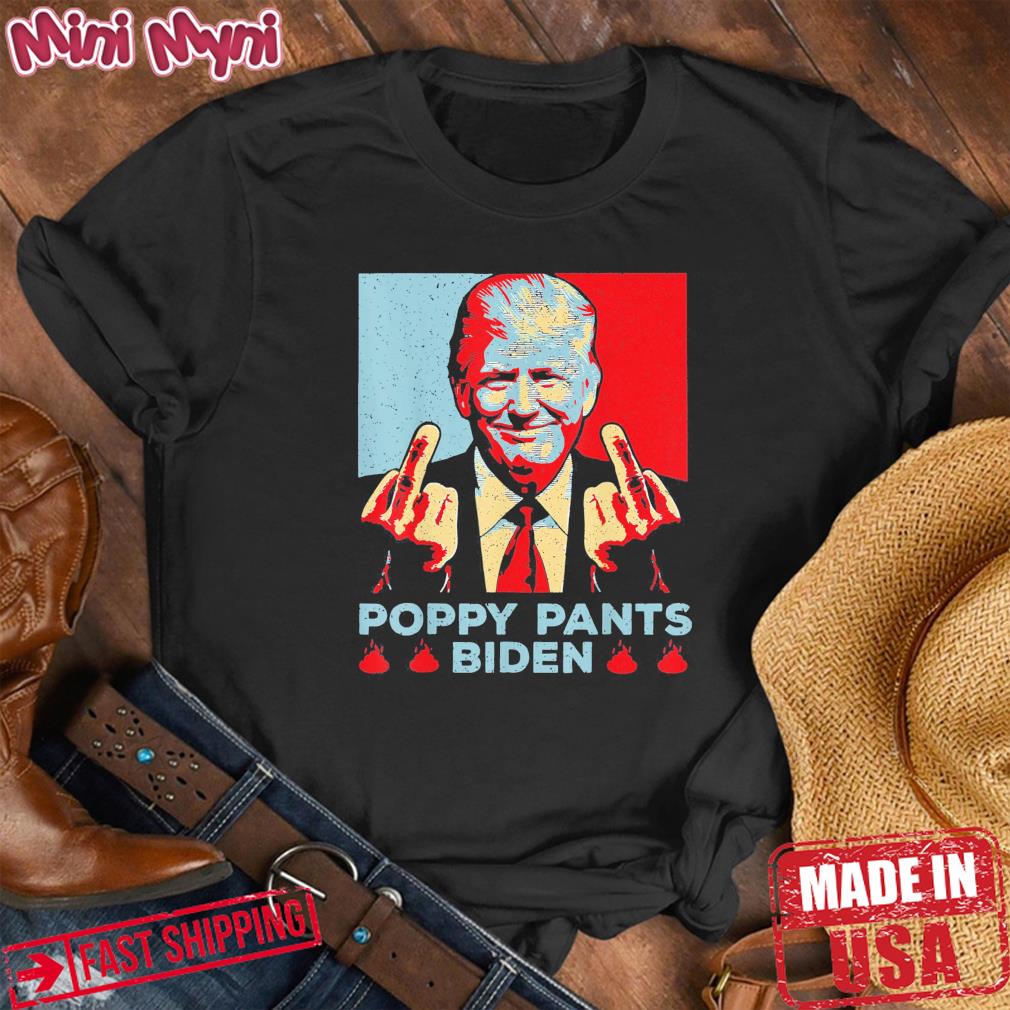 Poopy Pants Joe Biden, Anti Biden Trump 2024 Tee Shirt