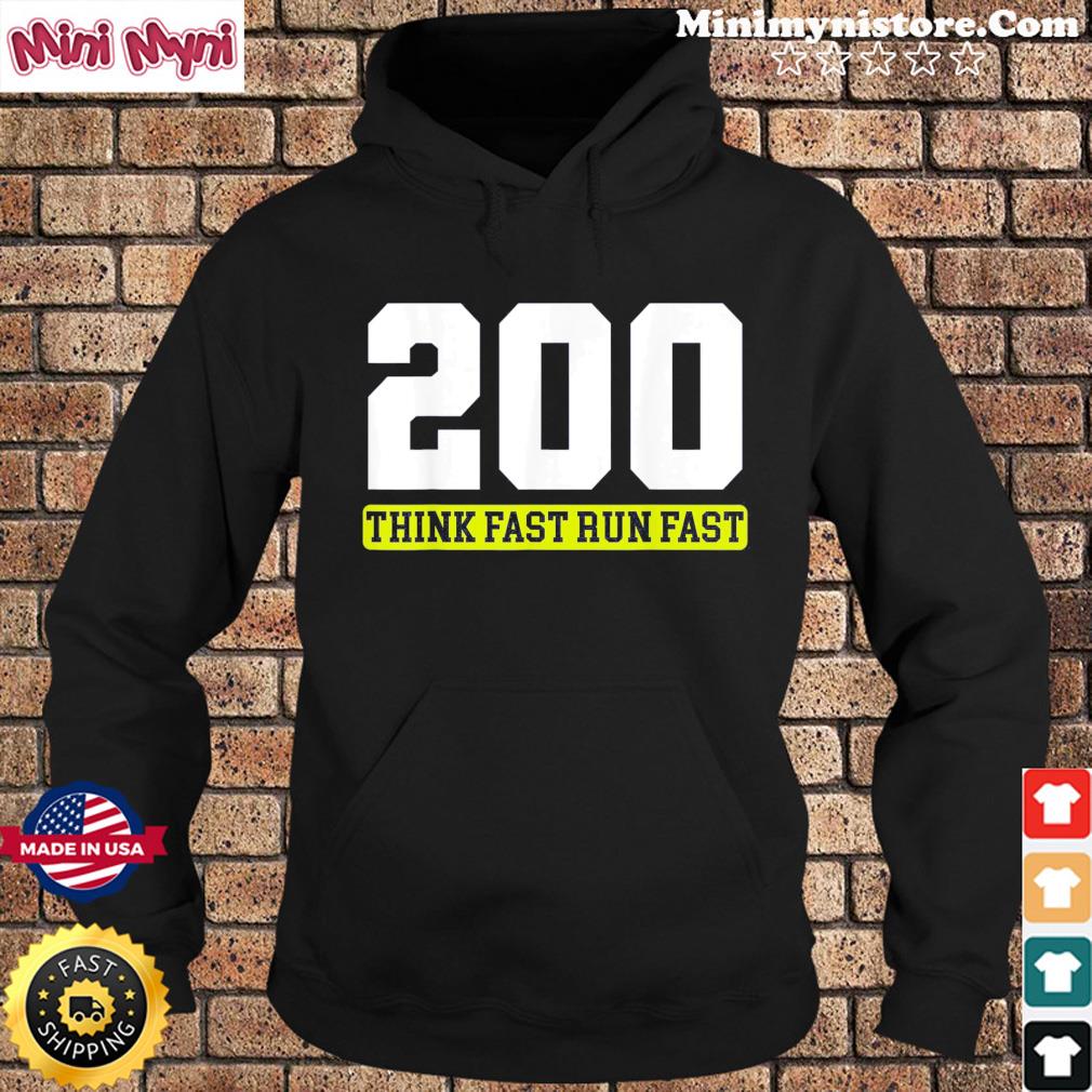 Think Fast Run Fast Chad Powers Undercover Football Try Out Shirt Hoodie