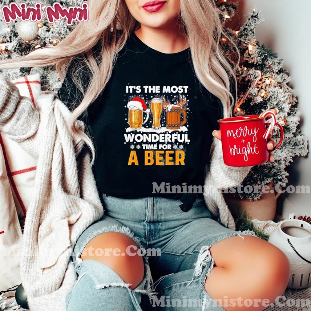 Christmas It’s The Most Wonderful time for a beer Shirt