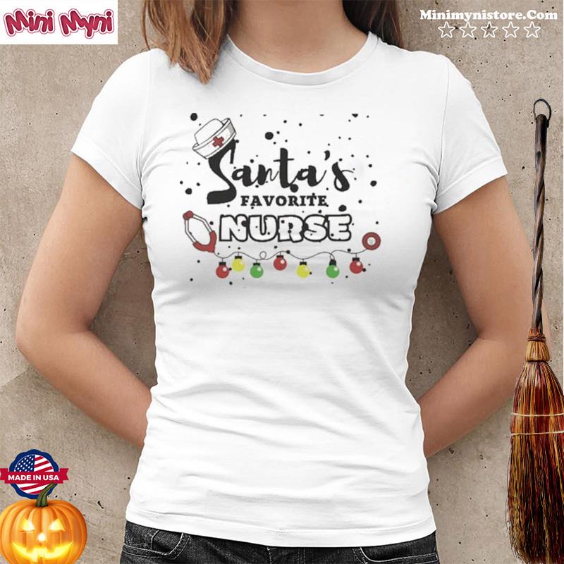 Christmas Santa’s Favorite Nurse Shirt