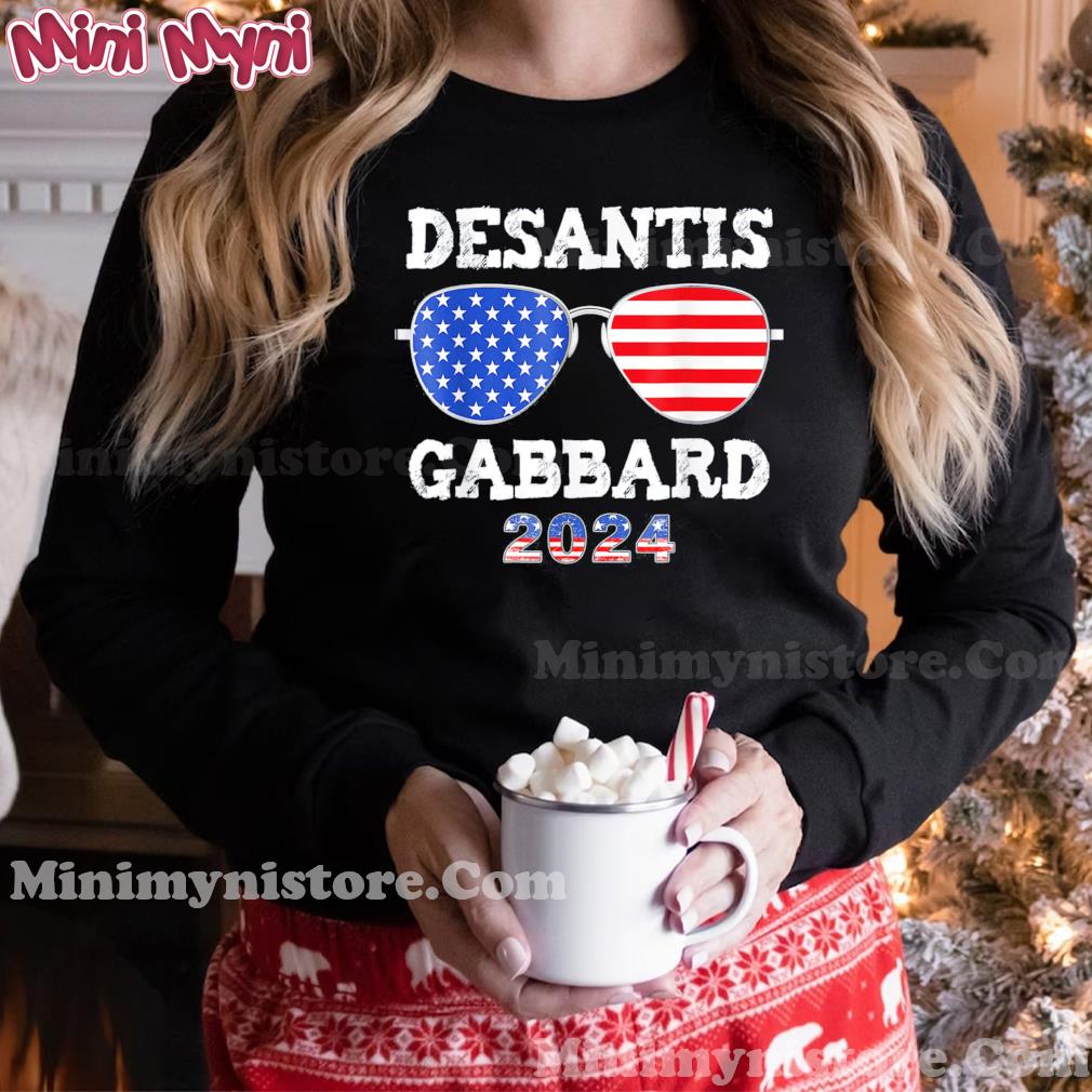 DeSantis Gabbard 2024 President Election Republican Ticket T-Shirt