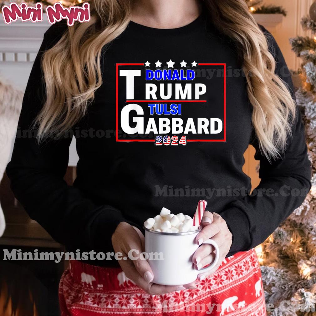 Donald Trump Tulsi Gabbard 2024 US Flag T-Shirt
