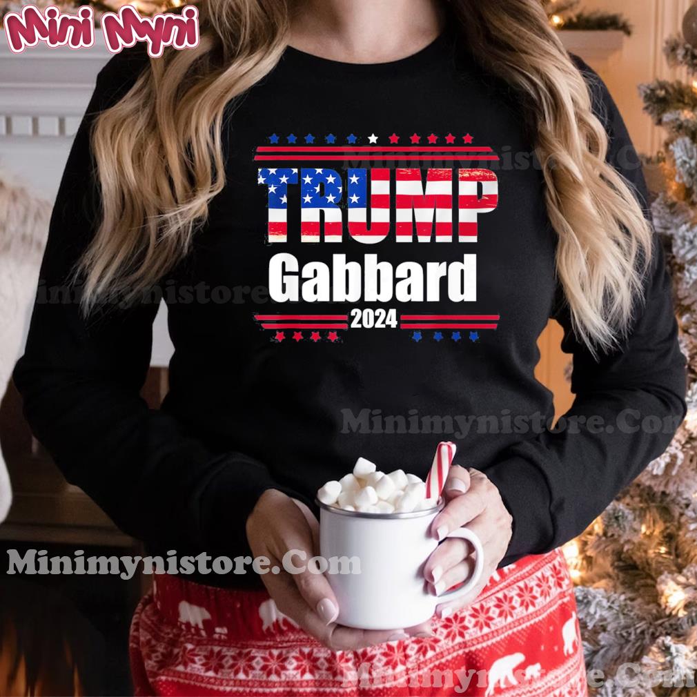 Donald Trump Tulsi Gabbard 2024 Usa Flag T-Shirt