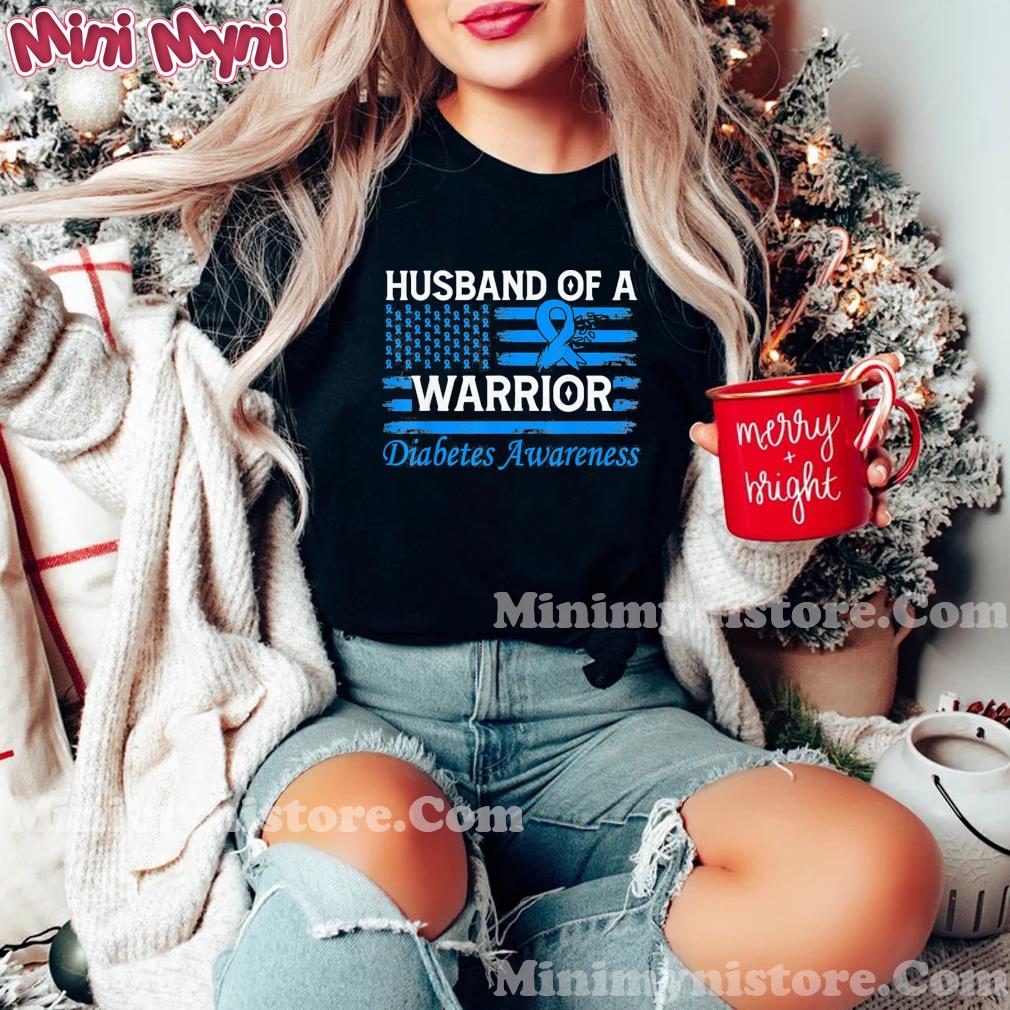 Husband Of A Warrior Diabetes Awareness T-shirt