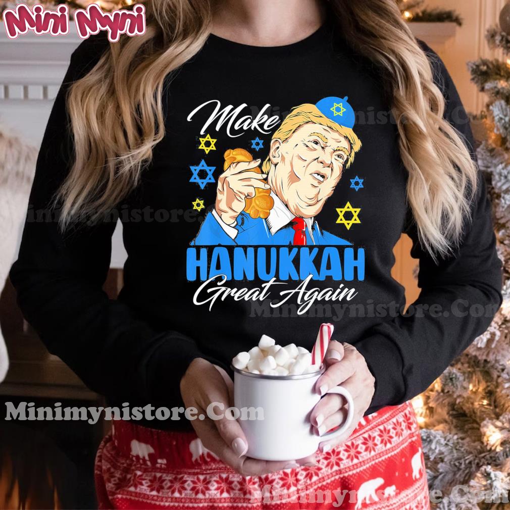 Make Hanukkah Great Again Trump Happy Chanukah Jewish T-Shirt
