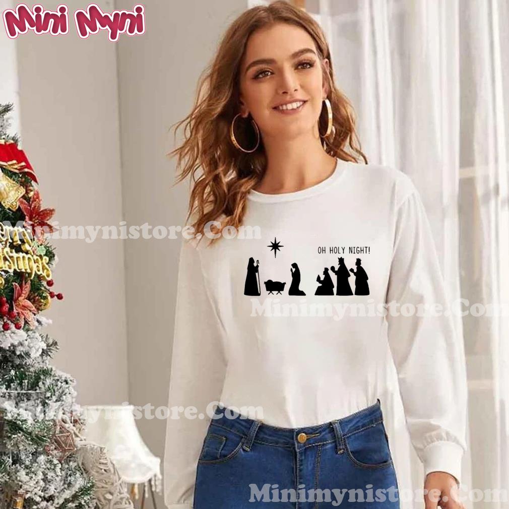 Oh, Holy Night Merry Christmas T-Shirt