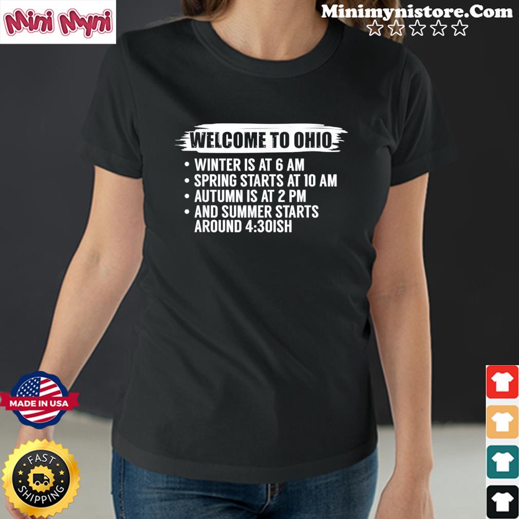 State Of Ohio Buckeye Welcome To Ohio T-Shirt