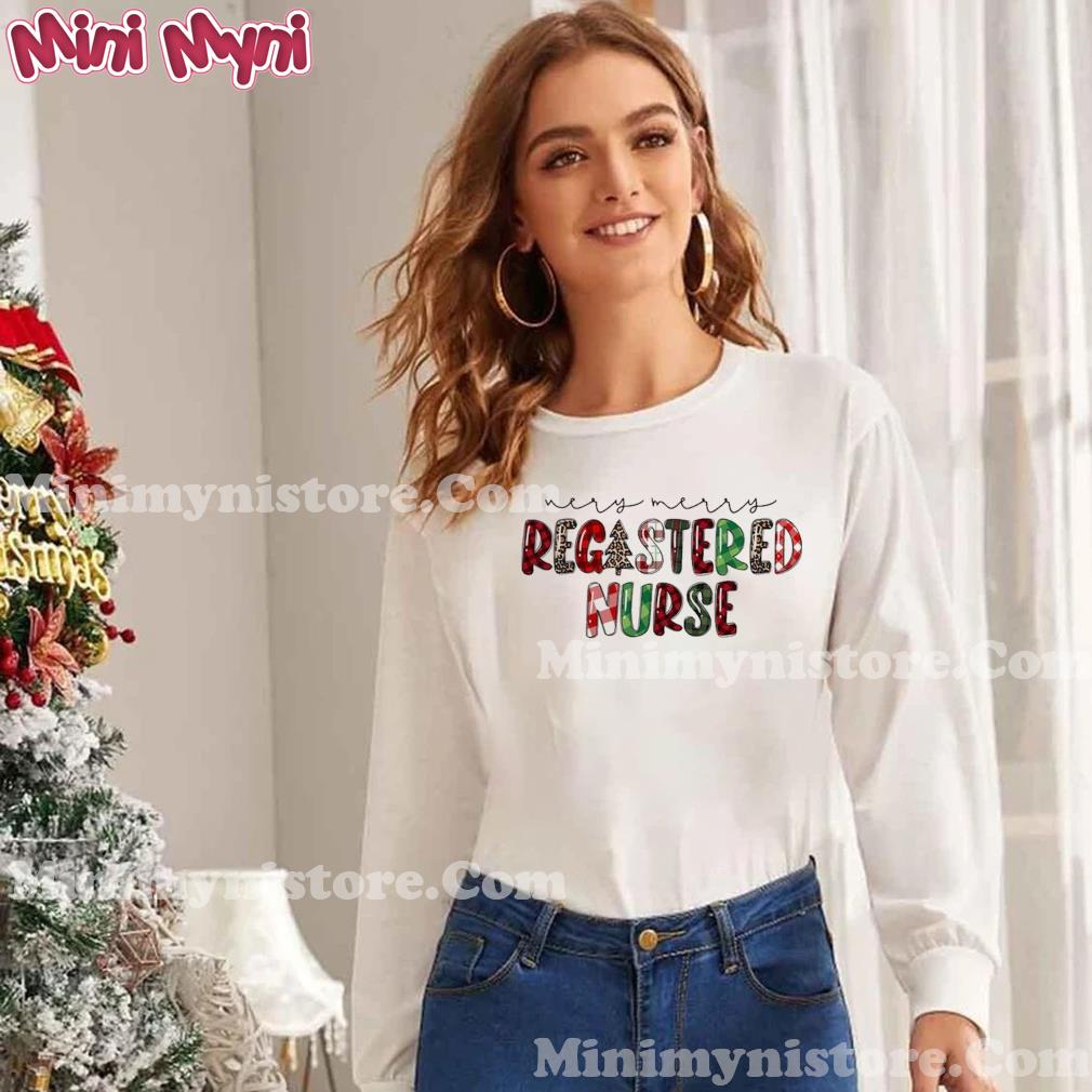 Very Merry Registered Nurse Christmas Shirt