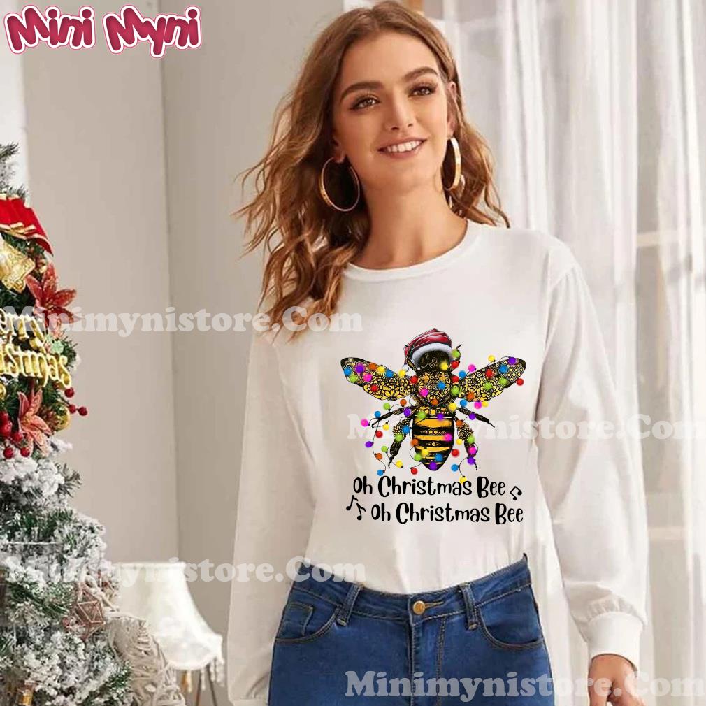 Bee Santa Oh Christmas Bee Oh Christmas Bee Light 2022 Sweatshirt