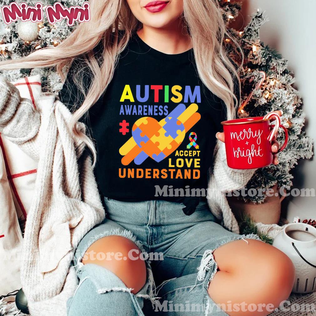 Official Autism Awareness Accept Love Understand Shirt