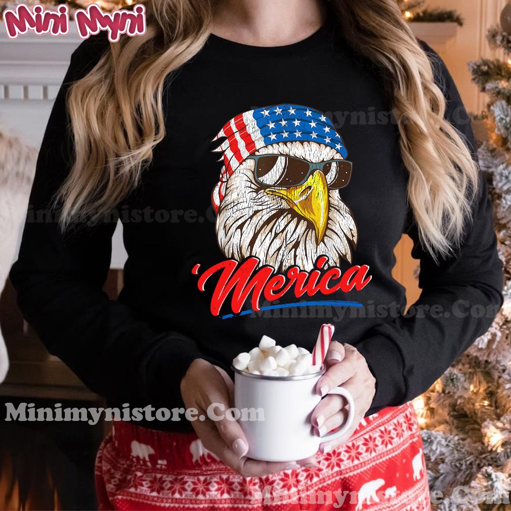 4th Of July Eagle Mullet American Flag 'merica Shirts Hoodie