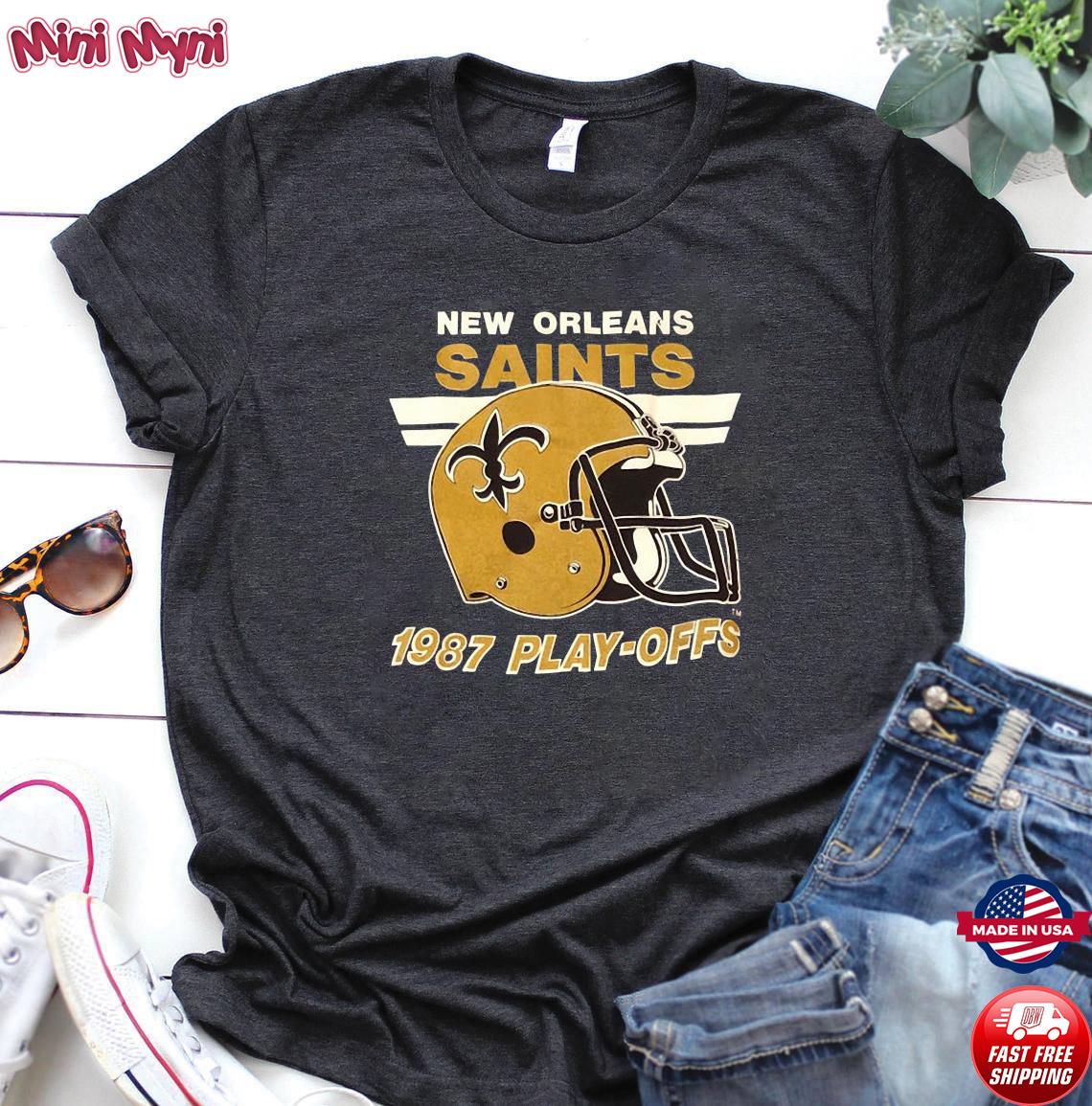 Original 1987 New Orleans Saints Playoffs Vintage Shirt