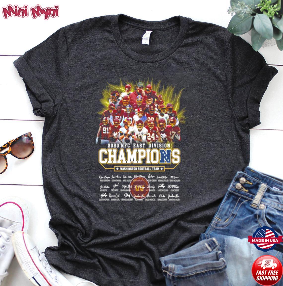 2020 Washington Football Nfc East Division Champions Washington Shirt