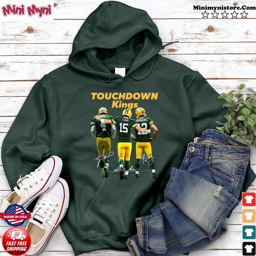 Green Bay Packers Champion Brett Favre Bart Starr And Aaron Rodgers Shirt -  T-shirts Low Price