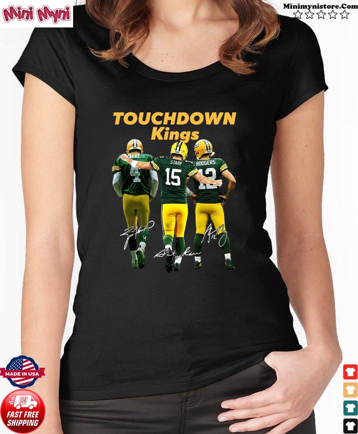 Green Bay Packers Champion Brett Favre Bart Starr And Aaron Rodgers Shirt -  T-shirts Low Price