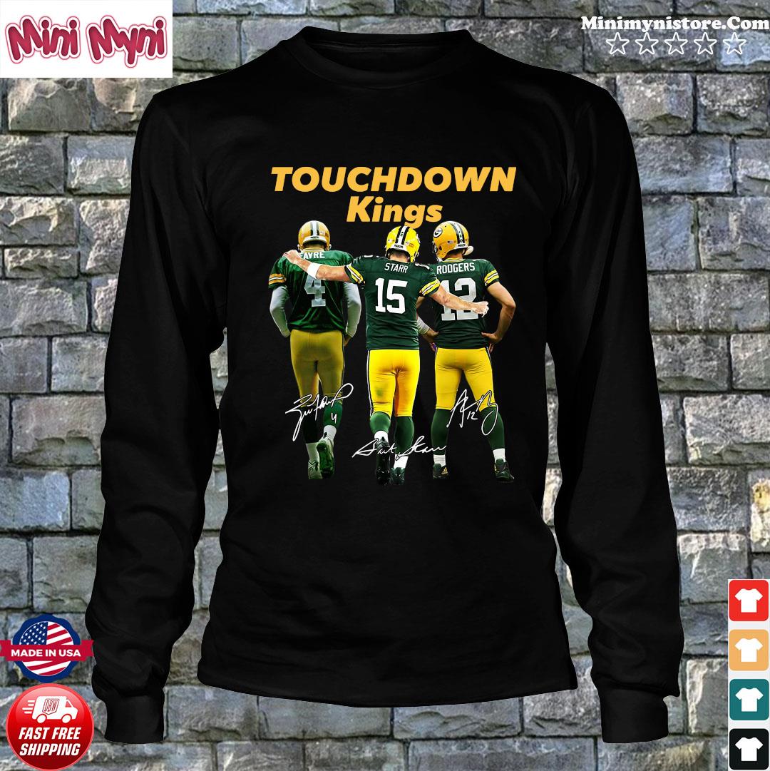 Green Bay Packers Champion Brett Favre Bart Starr And Aaron Rodgers Shirt -  T-shirts Low Price