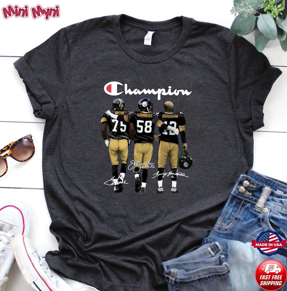 Jack Lambert Pittsburgh Steelers Champs Shirt