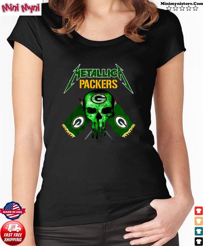 green bay packers sugar skull shirt