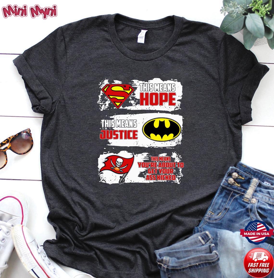 Winnipeg Jets: Superman Means hope Batman Means Justice This Means You're  About To Get Your Ass Kicked